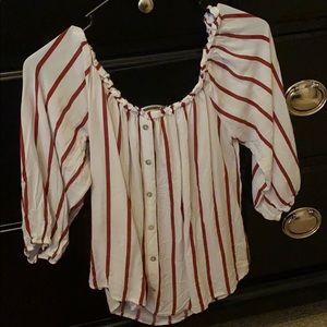 off the shoulder long sleeve